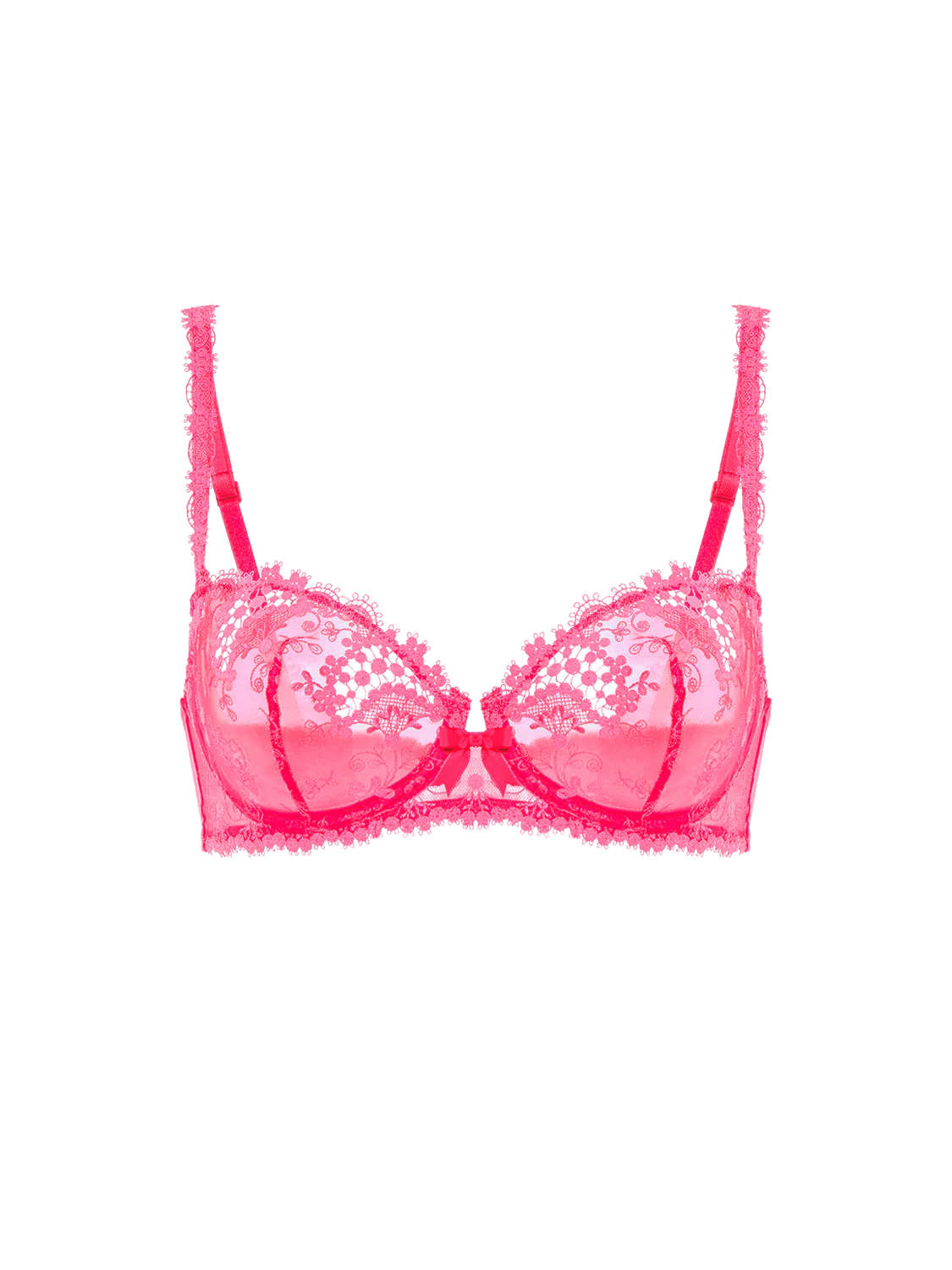 Wish Demi Cup Bra in Rose Fabuleux