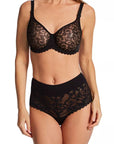 Leia Seamless Full Cup Bra in Black