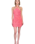Dory Short Dress in Coral