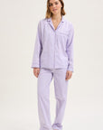 Essentiel Long Pj Set in Mauve