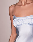 Ruched Bust Dress in Cloud