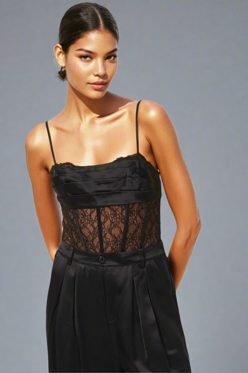 Danika Bodysuit in Black