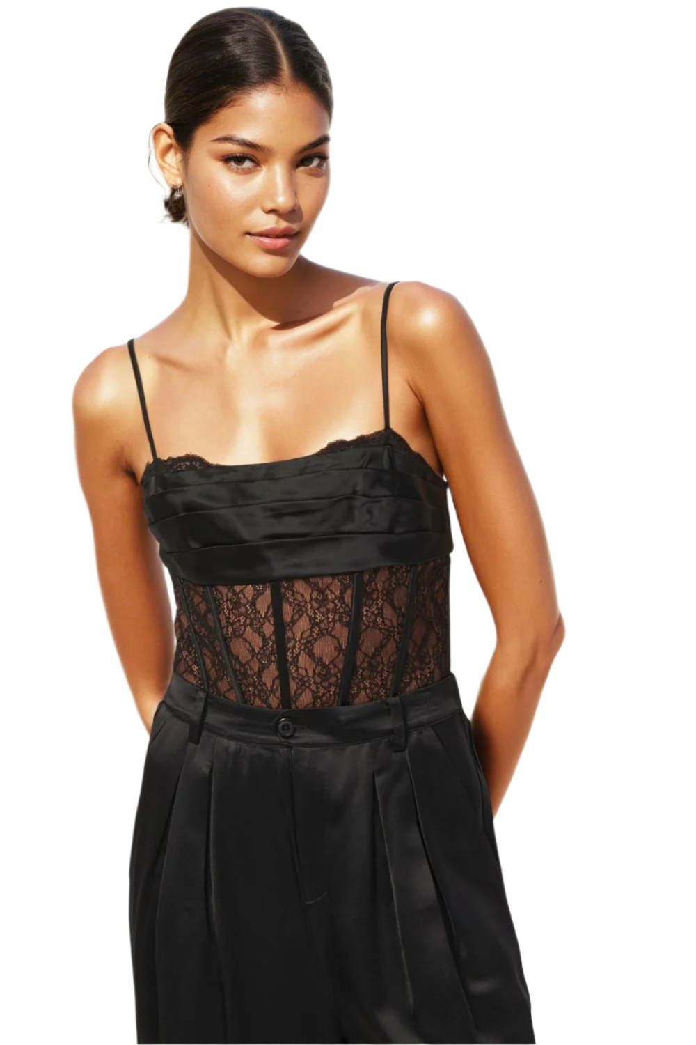 Danika Bodysuit in Black