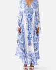 Long Kaftan in Ceramic Panoramic