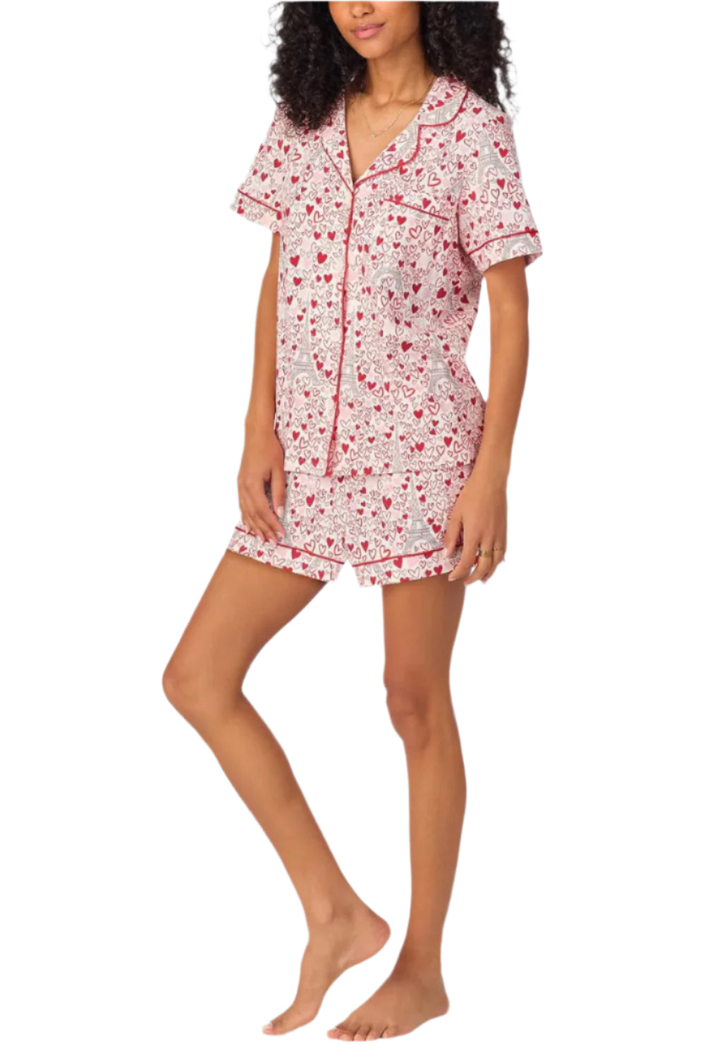 Paris Je T'aime Shorty Set