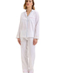 Essentiel Long Pj Set in Blanc
