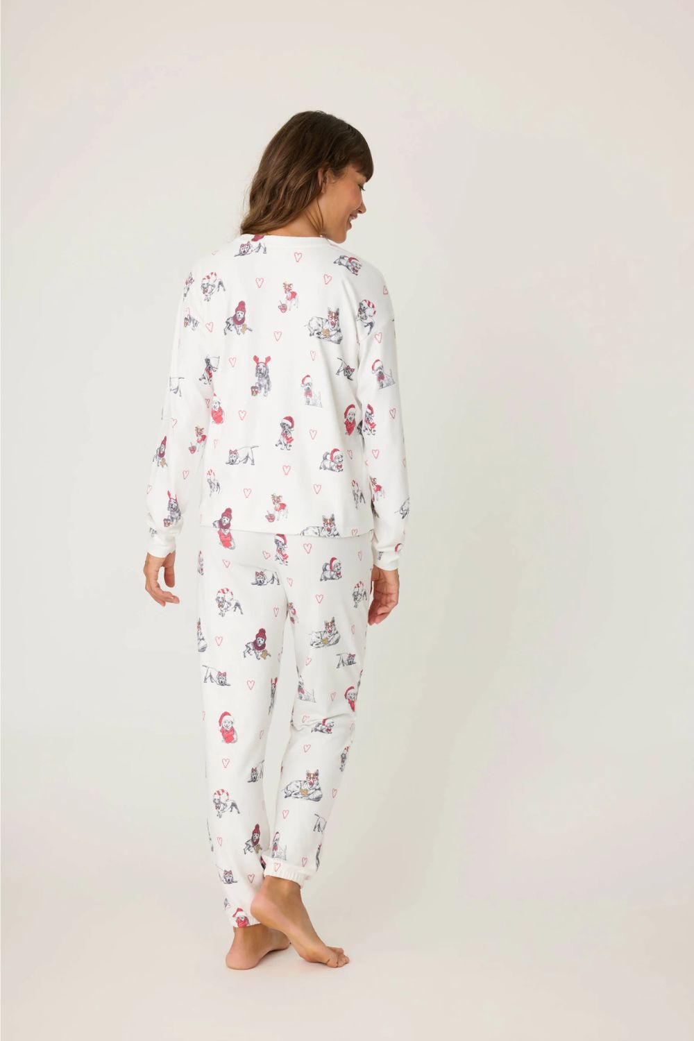 Candy Cane Lane Long Pajama Set
