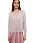 Gala Short Cardigan in Powdery Pink