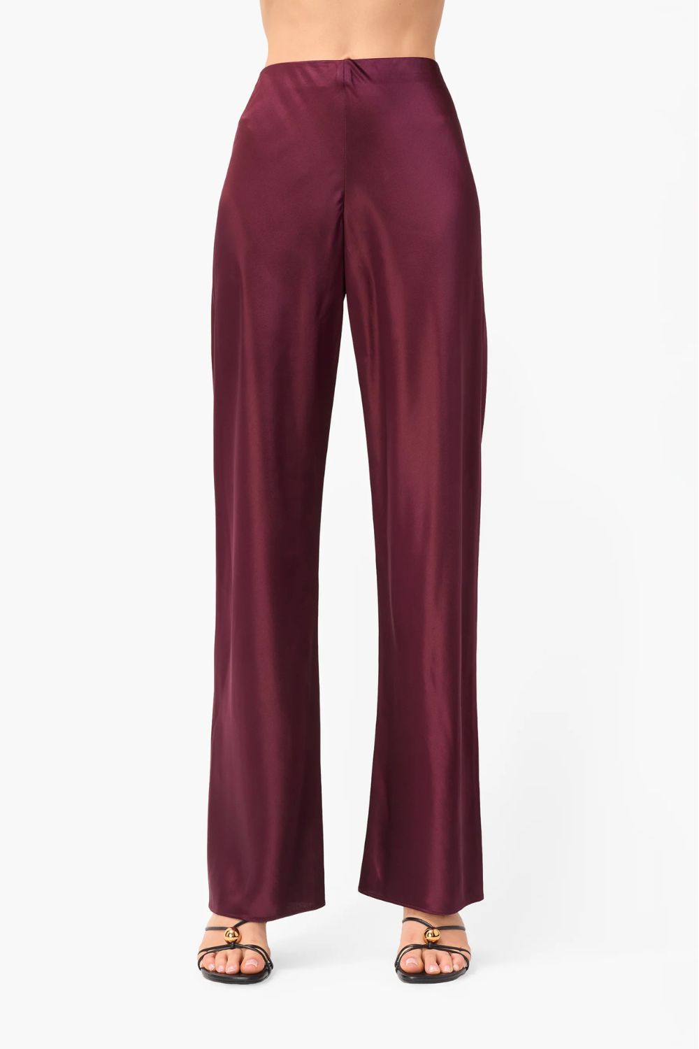 Bristol Mid Rise Pant in Blackberry