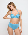 Tom Heart Shaped Bra in Azure Delight