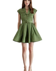 Juliette Mini Dress in Green