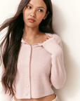 Adeanne Cardigan in Pale Pink