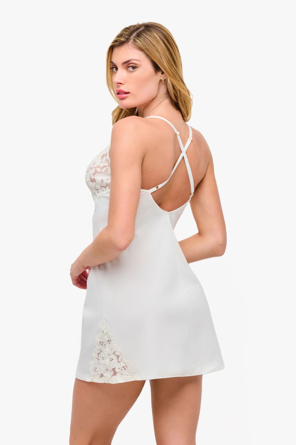Romanza Slip in Moon Ivory