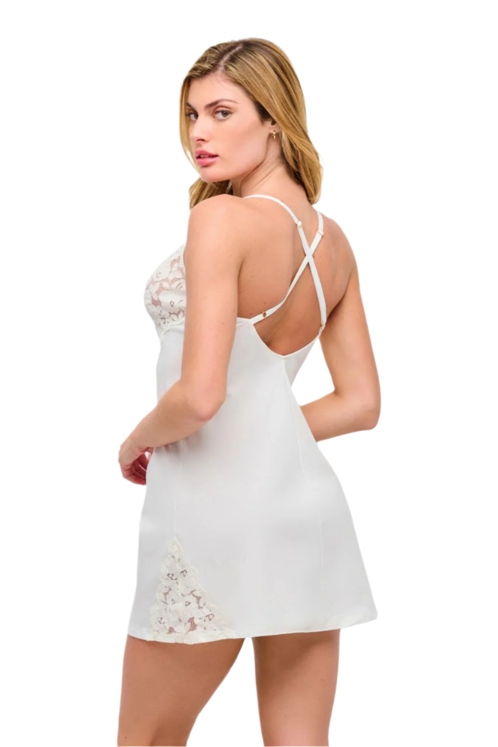 Romanza Slip in Moon Ivory