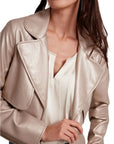 Ninon Short Leather Jacket