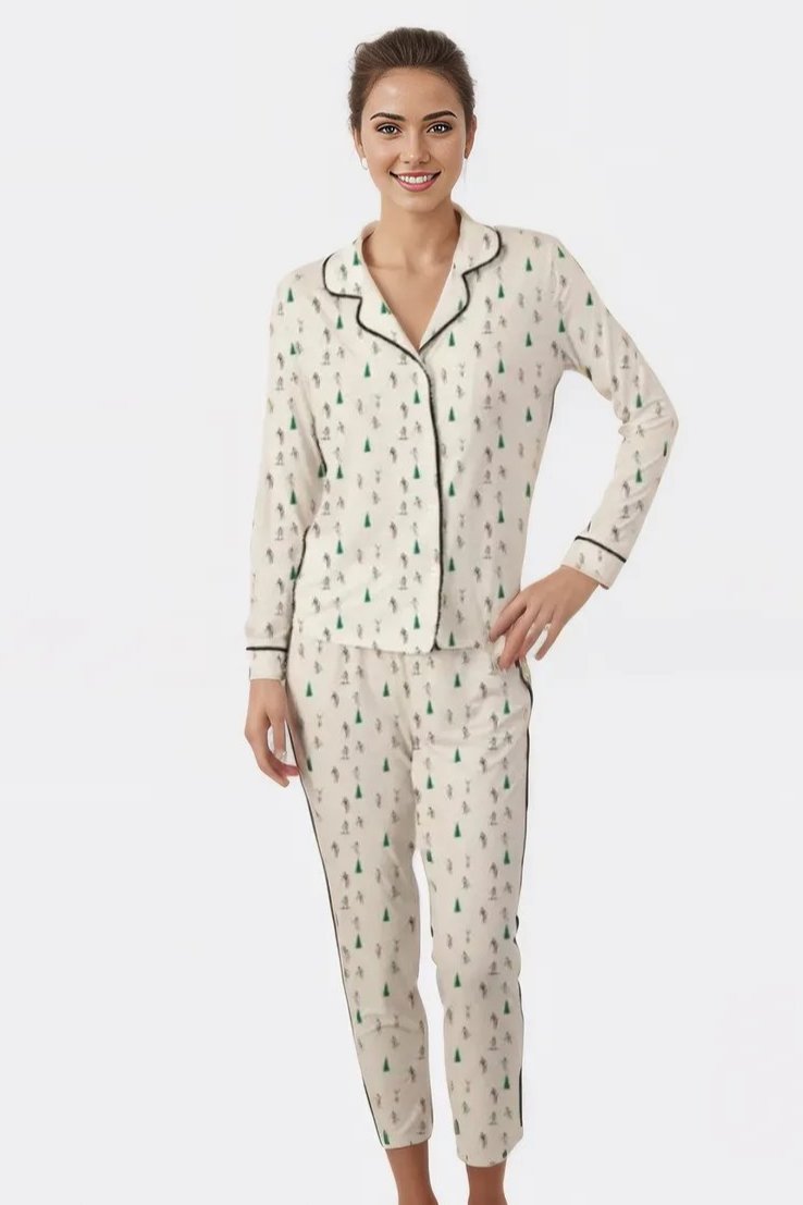 Jolene Skiers Long Pj Set