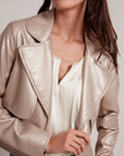 Ninon Short Leather Jacket