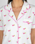 Cosmo Print Short PJ Set