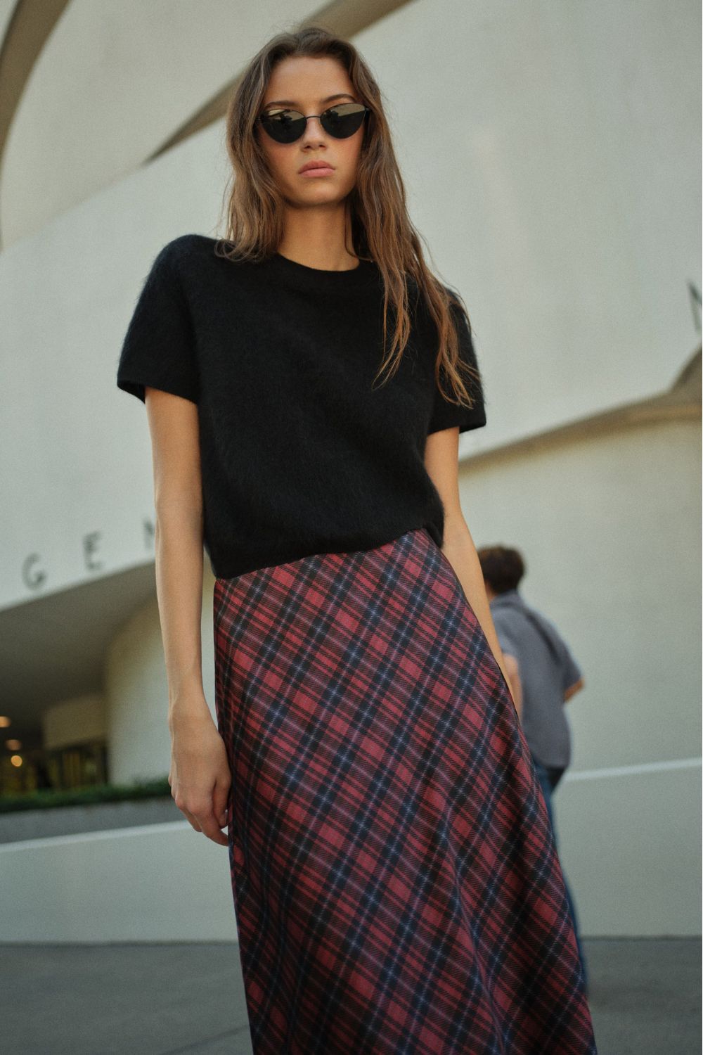 Eugeney Cashmere Top in Black