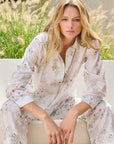 Essentiel Cropped Pj Set in Blanc Floral