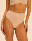 Shaper Thong in Peau Rose