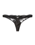Frankie Lace Thong in Black