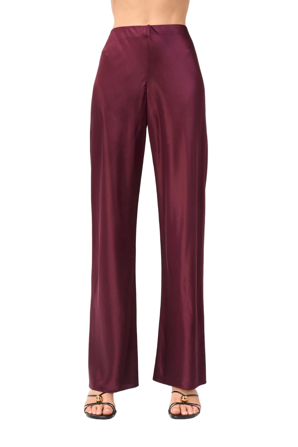 Bristol Mid Rise Pant in Blackberry