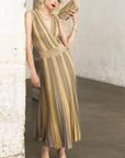 Gala Sleeveless Wrap Dress