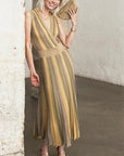 Gala Sleeveless Wrap Dress