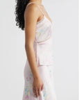 Lirena Top in Rosy Trellis