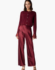Bristol Pant in Deep Plum