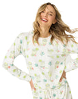 Lime Sunshine Long PJ Set