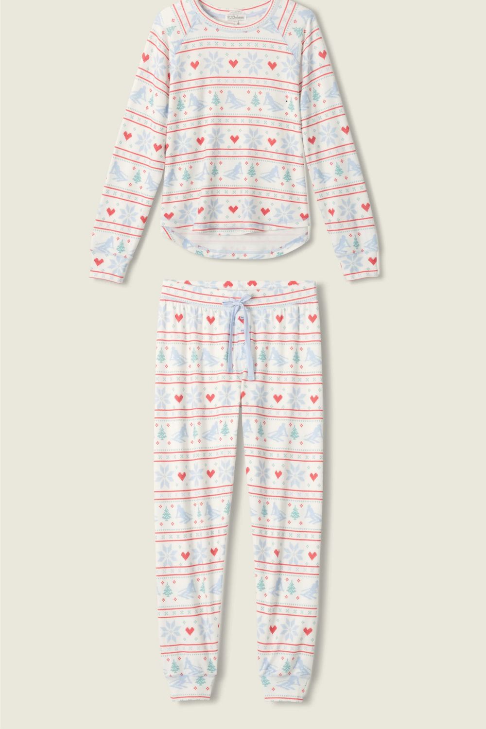 Apres All Day Skier Long Pajama Set