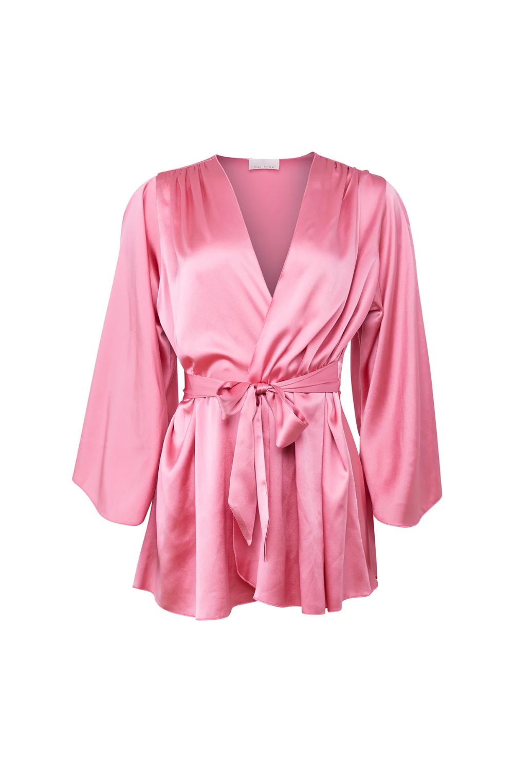 Angel Sleeve Robe in Pink Cadillac