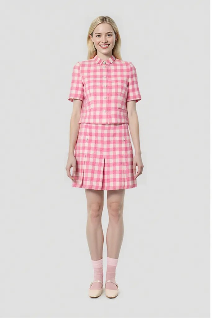 Vanita Gingham Jacket