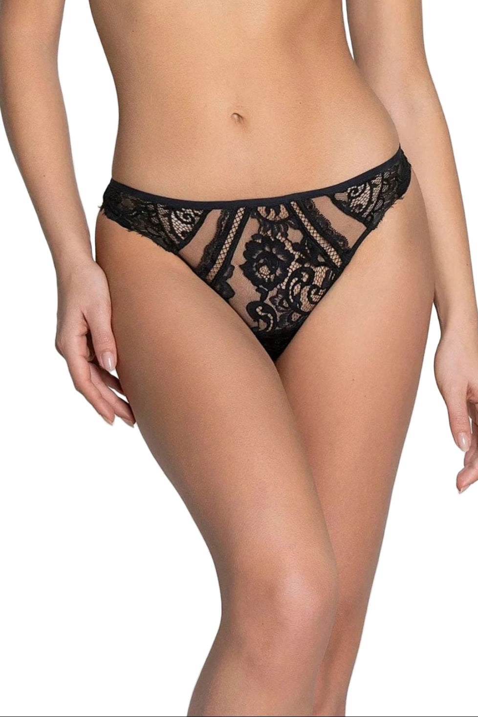 Desirs de Venise Thong in Black