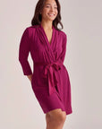Iconic Robe in Dark Cherry