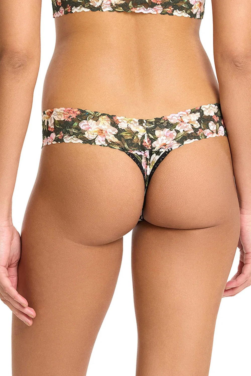 Dark Room Blooms Low Rise Thong