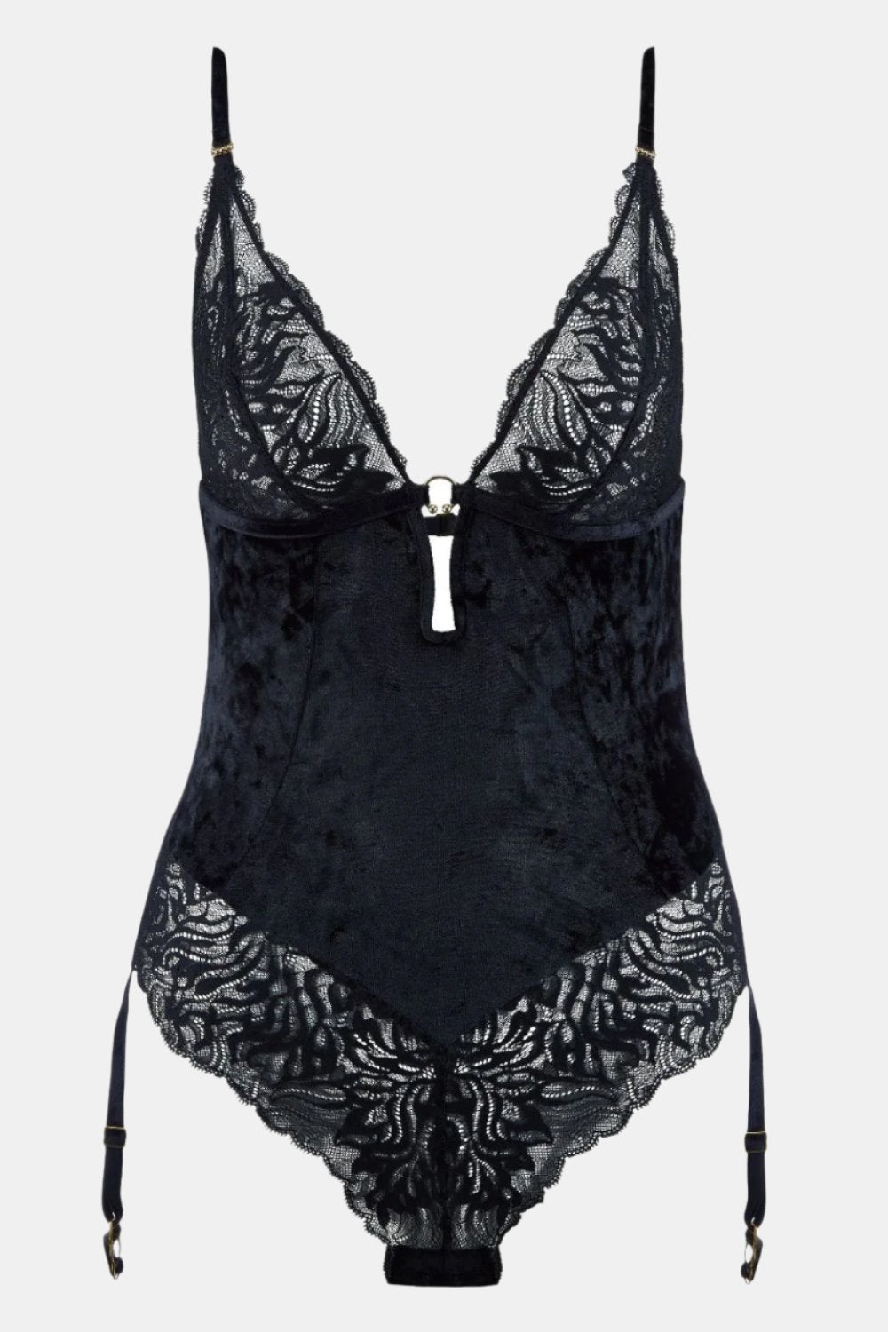 The Night Before Bodysuit in Black