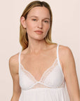 Beatrix Cami and Short Set in White