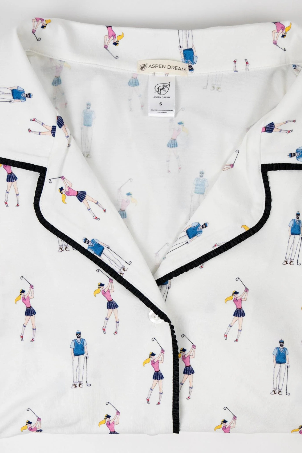 Jolene Golf Print Short Pajama Set