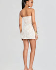 Sophia Lace Mini Dress in White