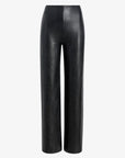 Faux Leather Wide Leg Pant