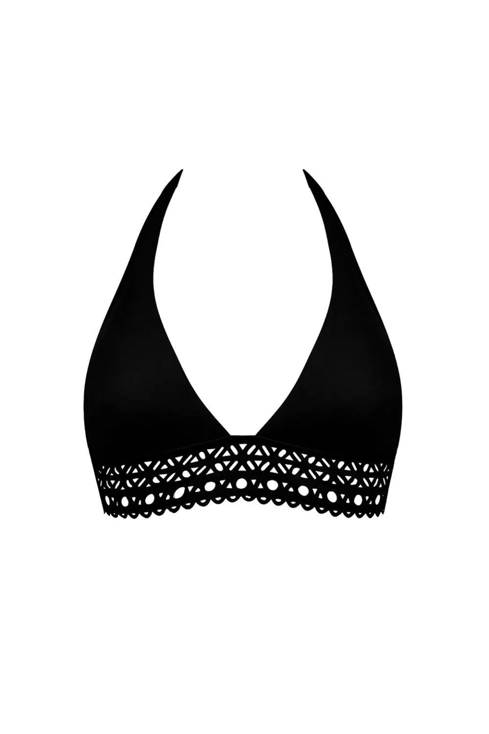 Ajourage Couture Triangle Bikini Top Soft Foam with Ties
