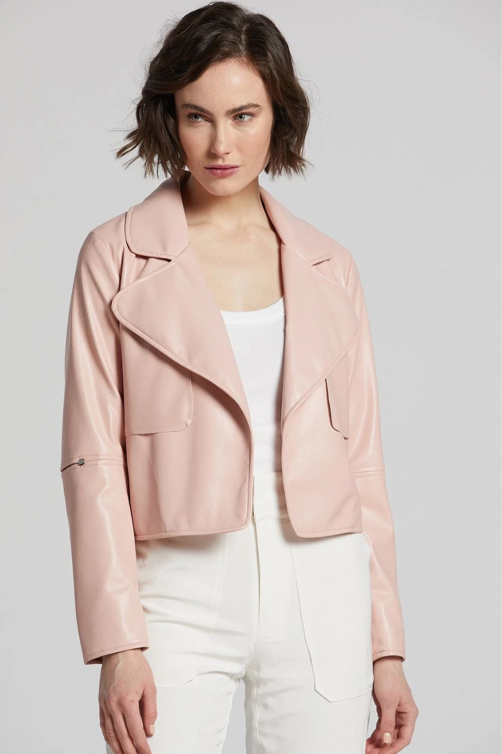 Ninon Short Leather Jacket