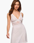 Caremla Plunge Chemise in White