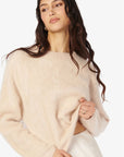 Niall Cashmere Sweater in Oat
