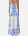 V-Neck Cami in Ceramic Panoramic