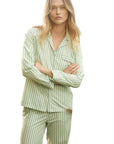 Essentiel Long Pj Set in Jade