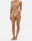 Ring Tri Multi Strap Bikini in Bathing Bombshell